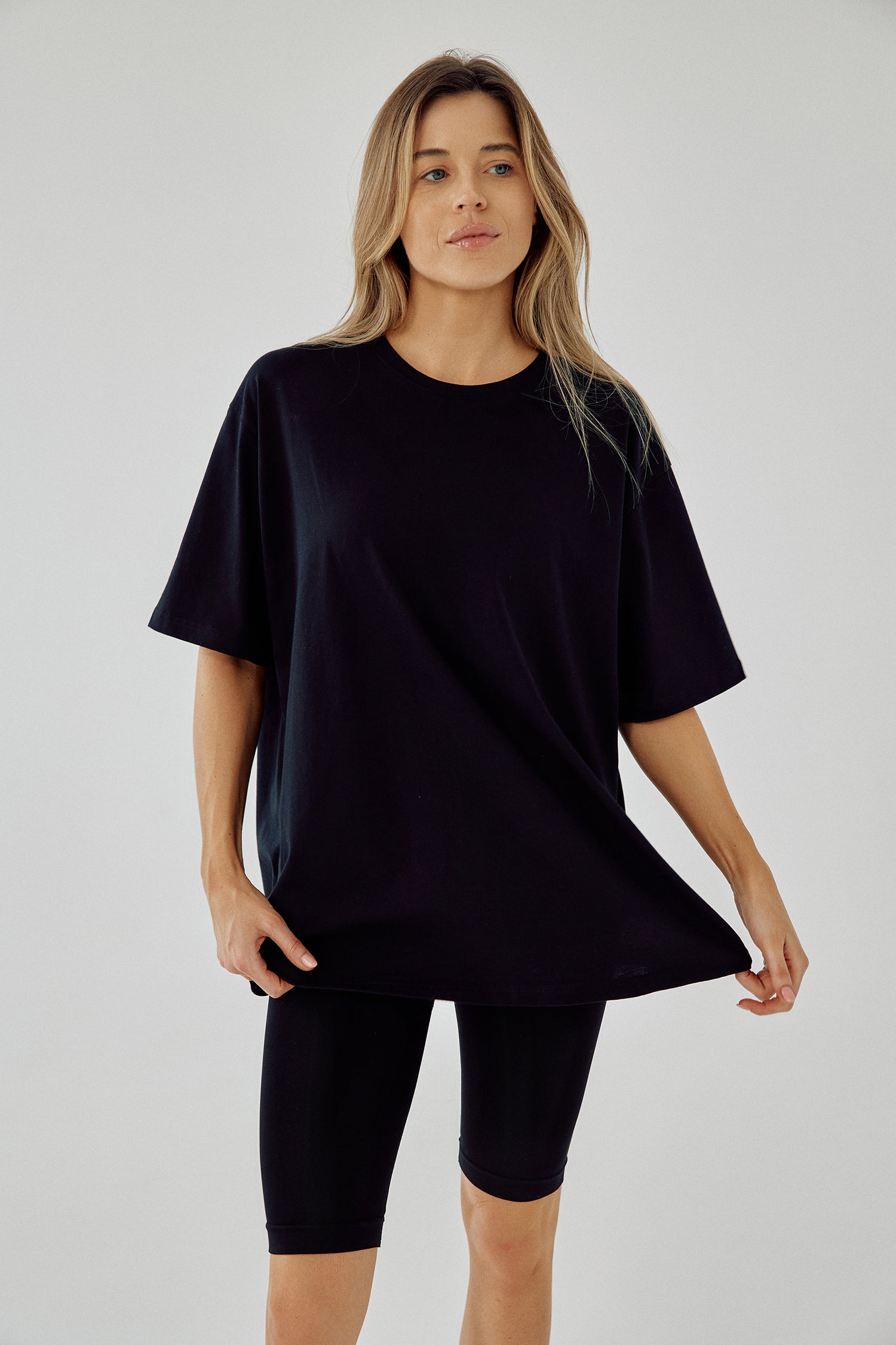 T-shirt Long Black