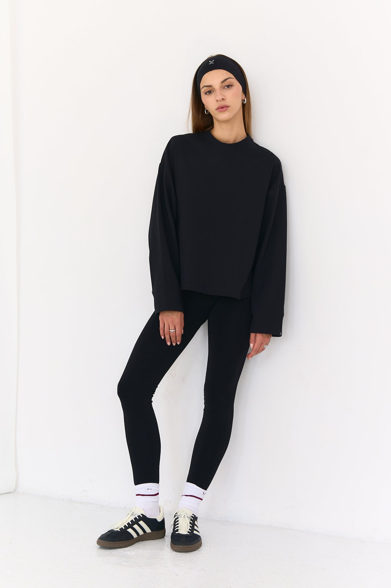 Crewneck Sporty Black