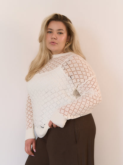 Sweter Cloud Ecru