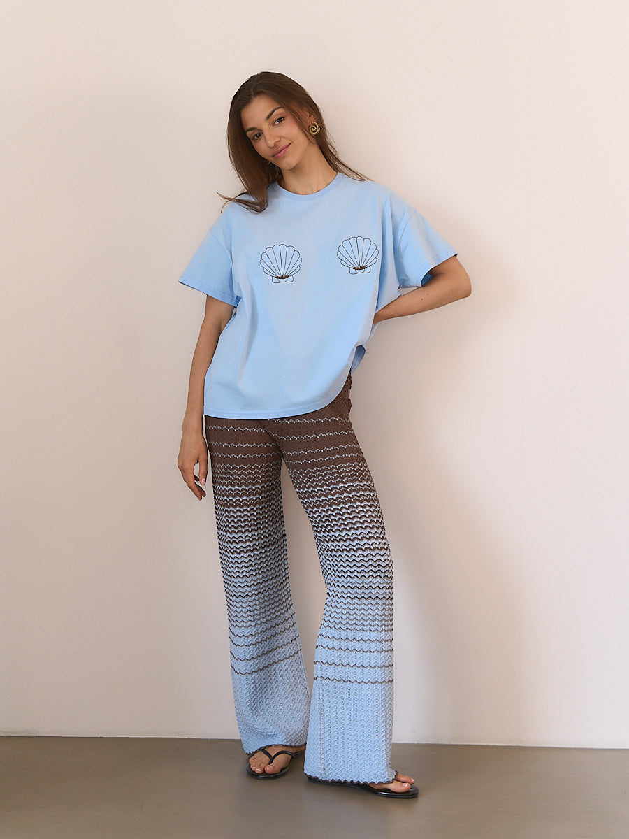 T-shirt Box Shell Blue