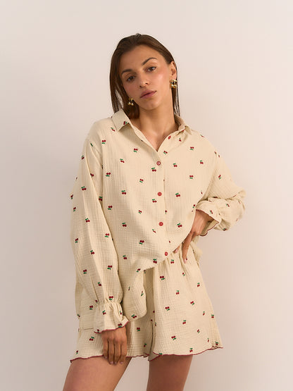 Koszula Cherry Beige