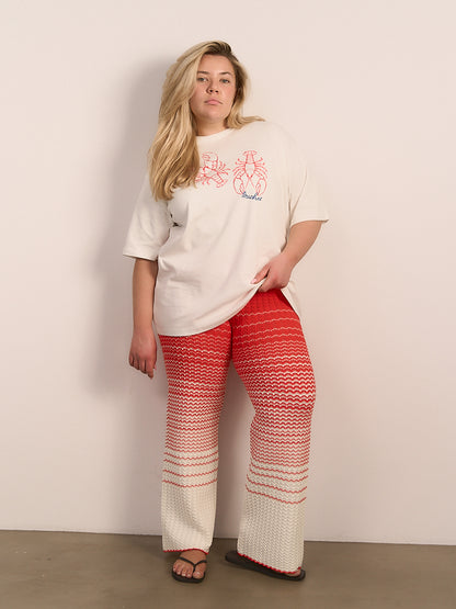 Spodnie Ombre Red