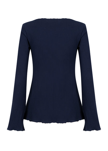 Longsleeve Ribbed Navy