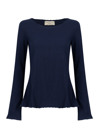 Longsleeve Ribbed Navy