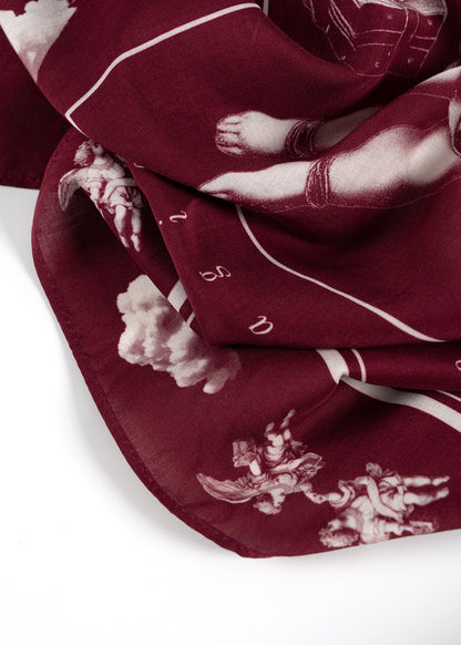 Apaszka Angels Maroon