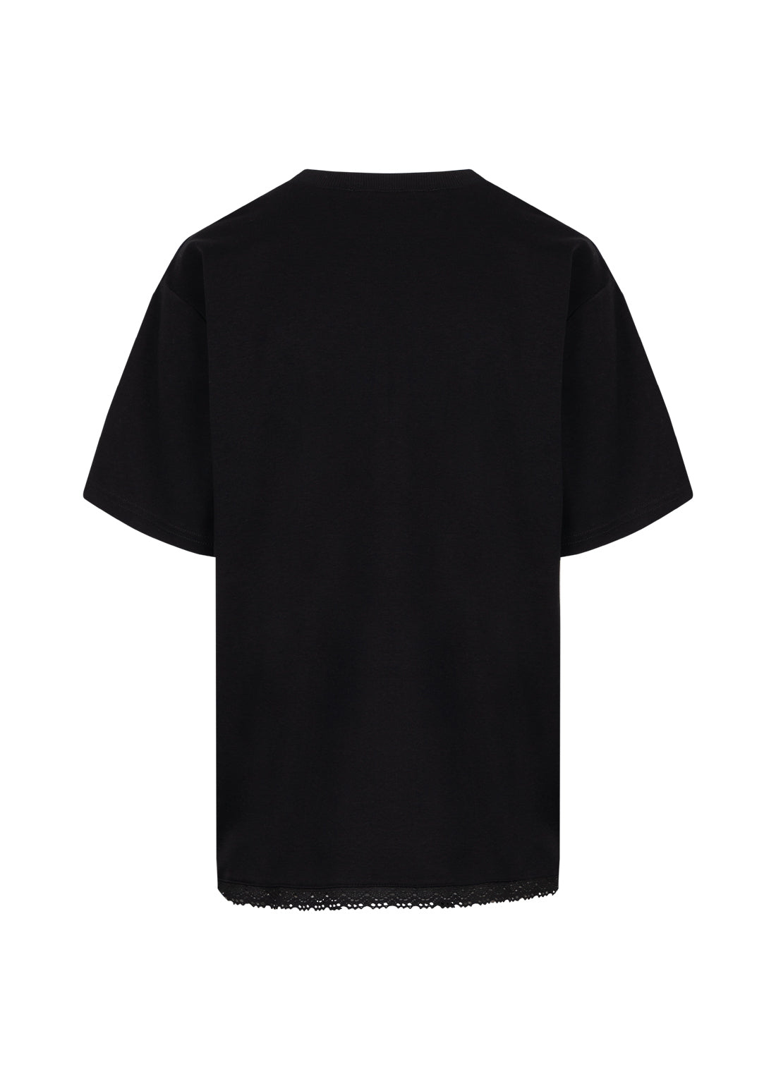 T-shirt Box Crochet black