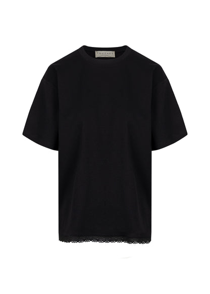 T-shirt Box Crochet black