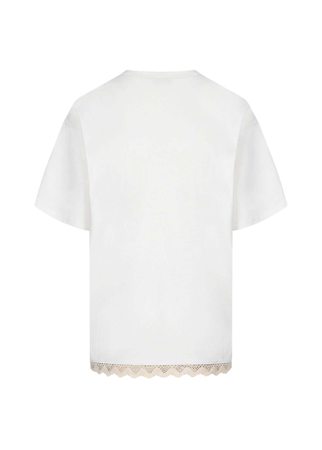 T-shirt Box Crochet white