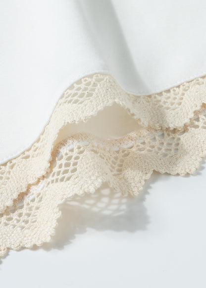 T-shirt Box Crochet white
