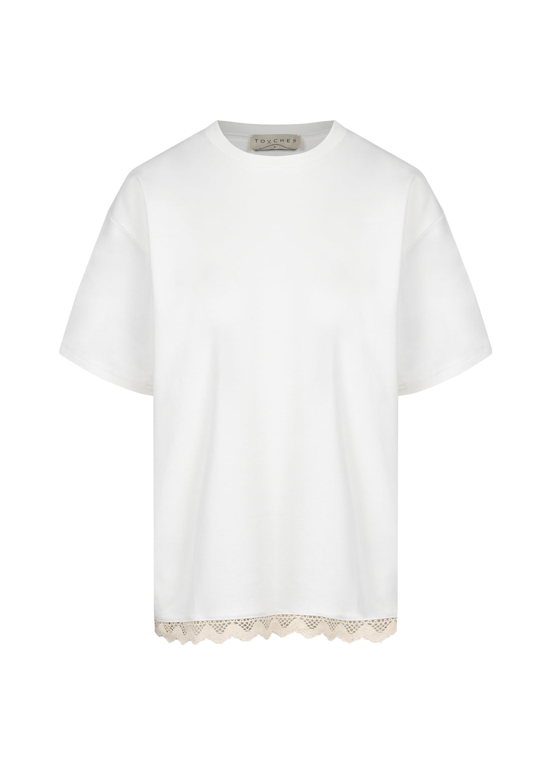 T-shirt Box Crochet white