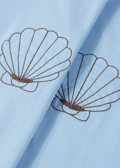 T-shirt Box Shell Blue