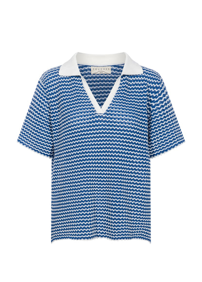 Polo Knitted Kobalt