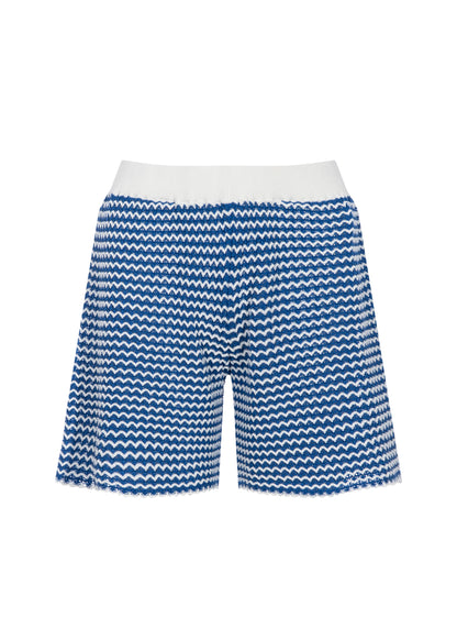Szorty Knitted Kobalt