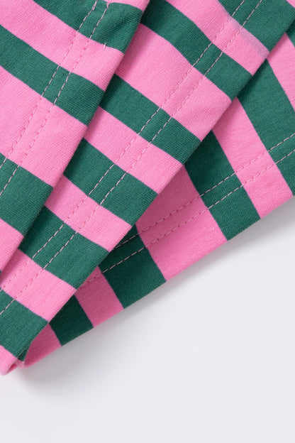 Dzwony Stripes Pink&amp;Green