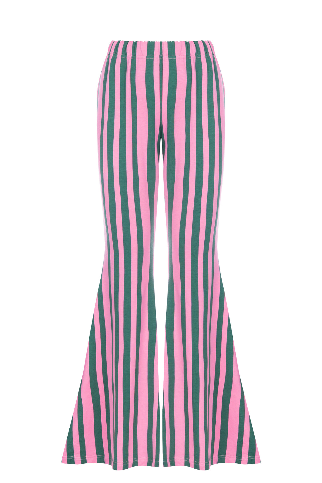 Dzwony Stripes Pink&amp;Green