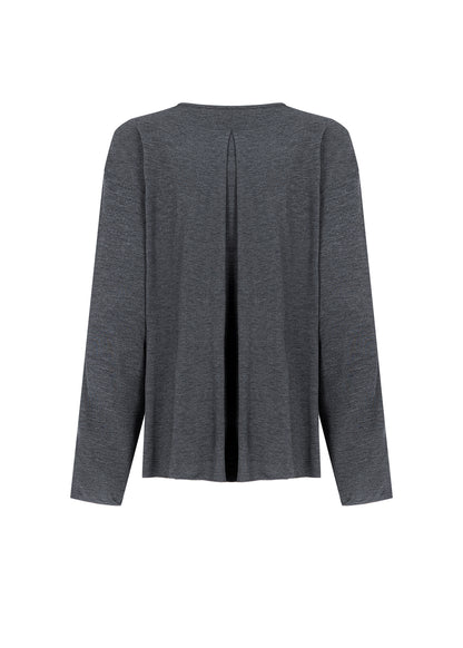 Longsleeve Mère Bamboo Melange Grey
