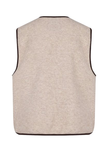Kamizelka Merino Beige