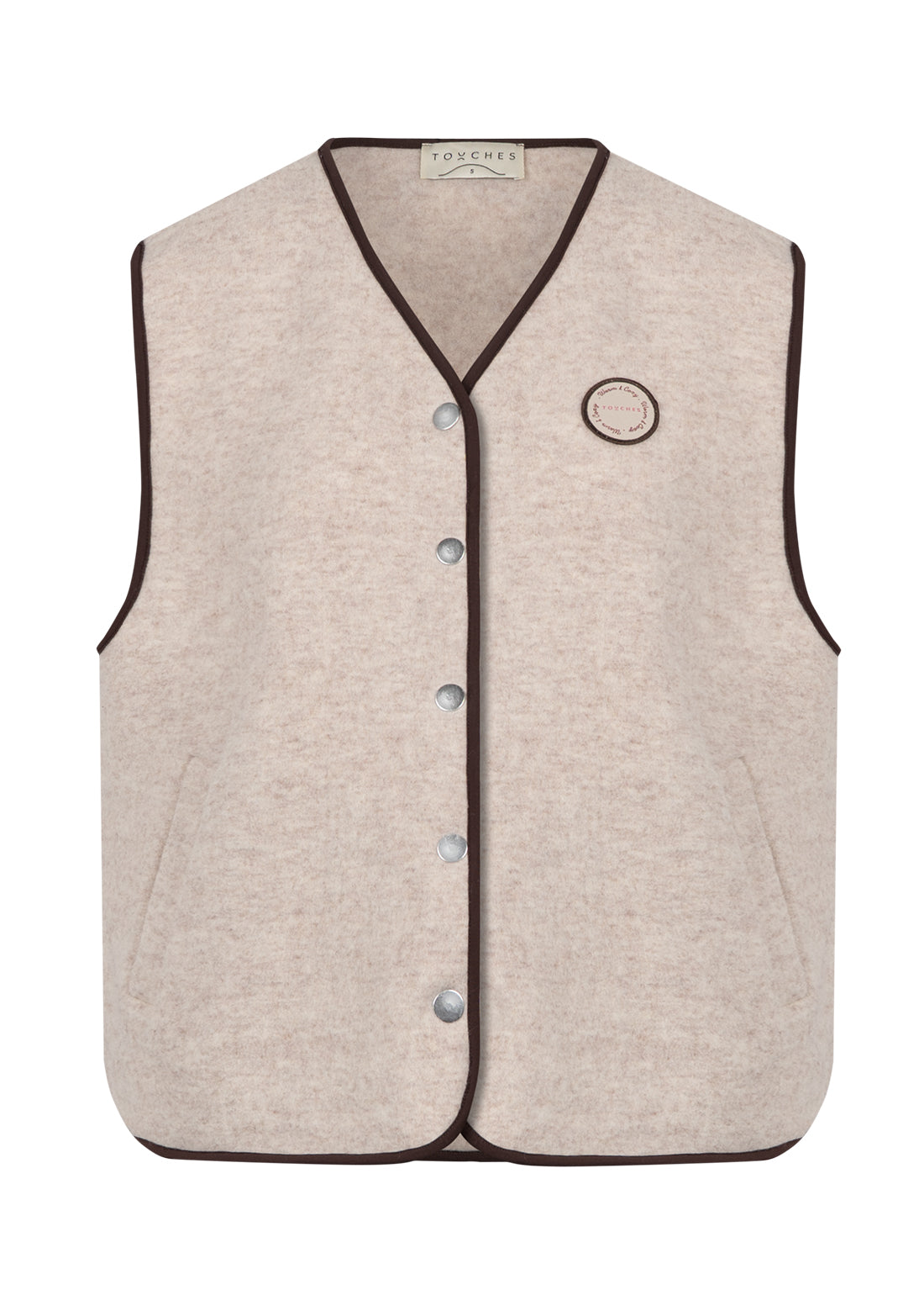 Kamizelka Merino Beige