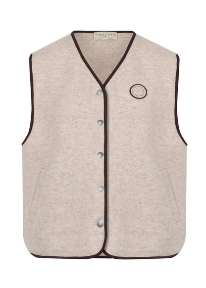 Kamizelka Merino Beige