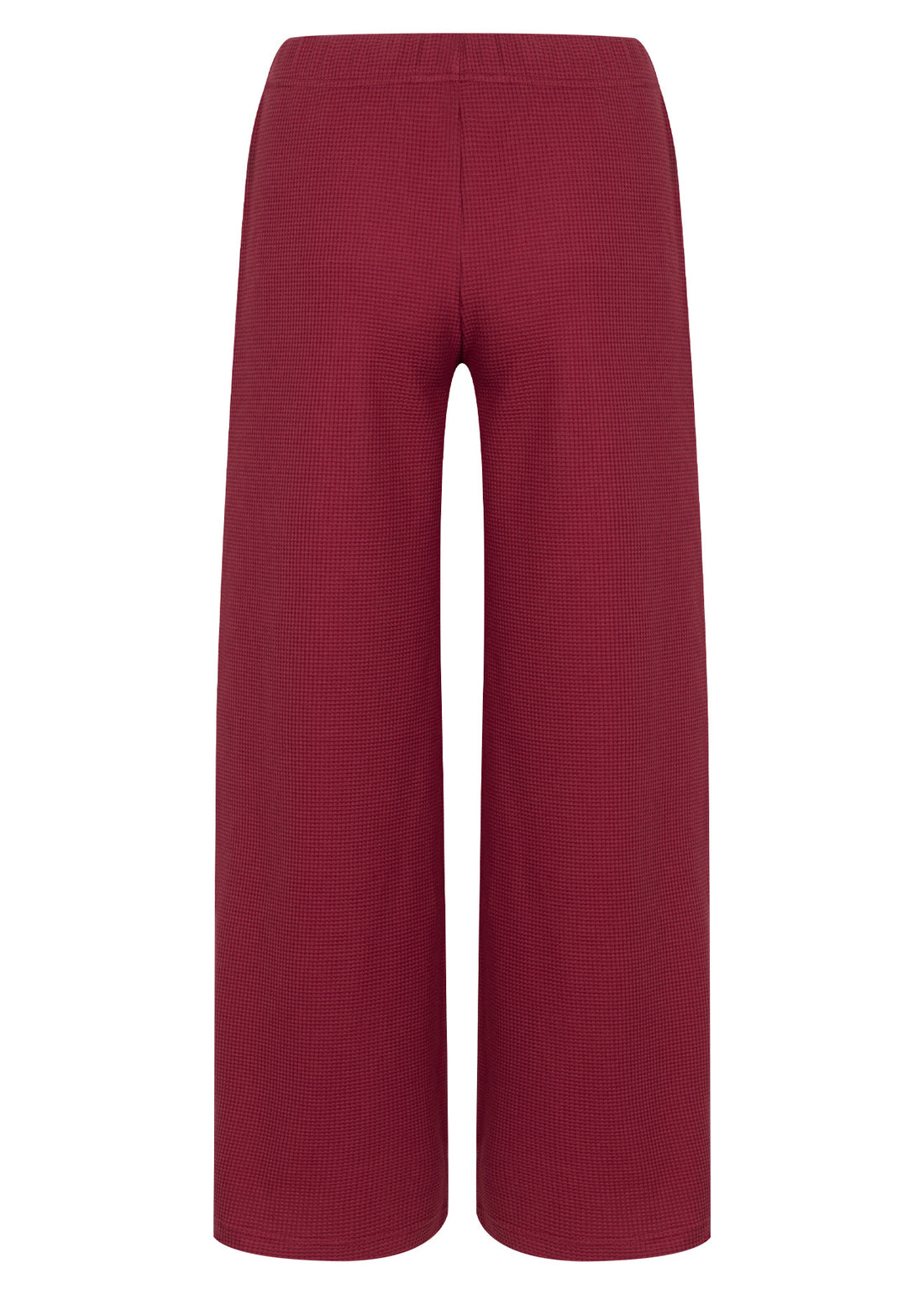 Spodnie Waffle Maroon