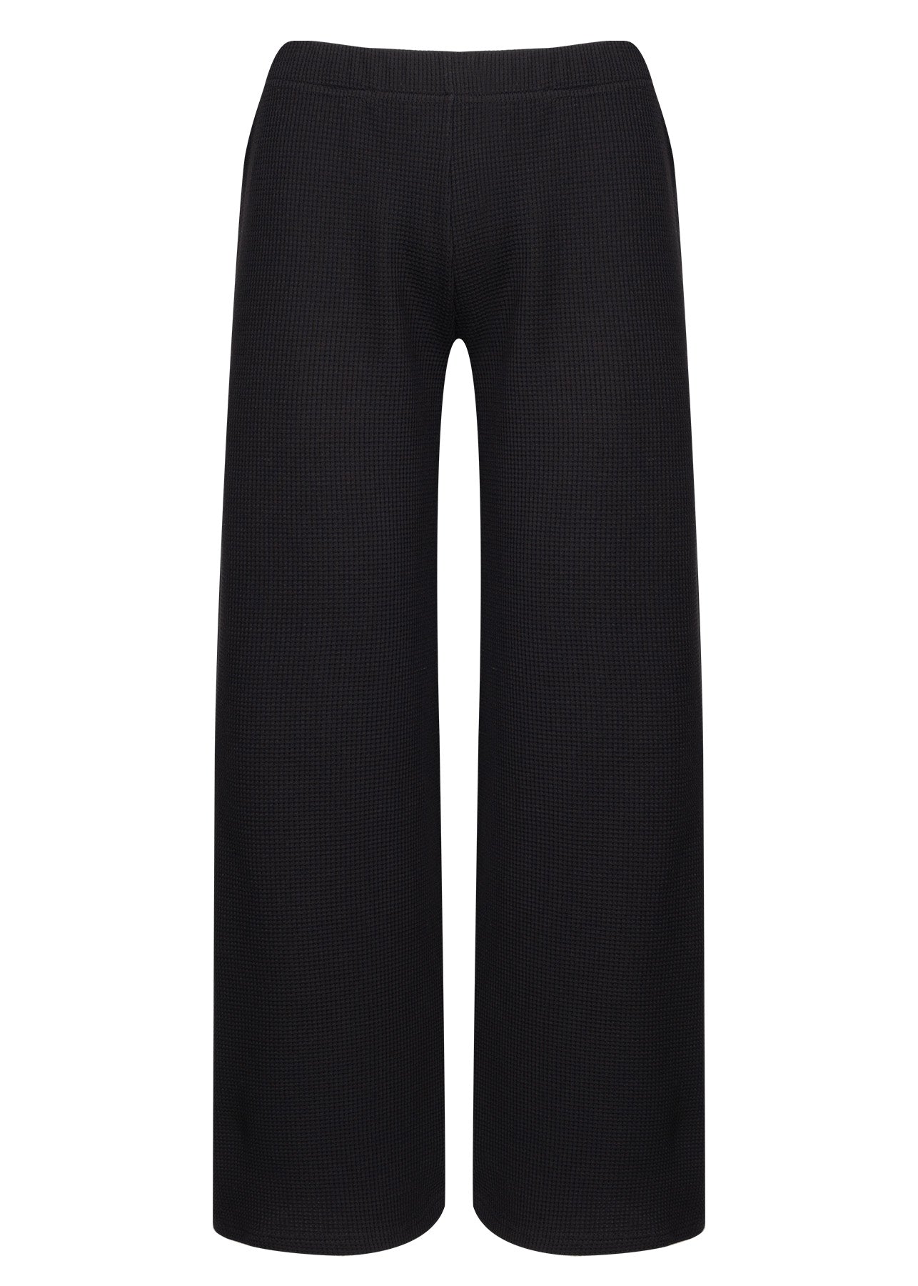 Spodnie Waffle Black