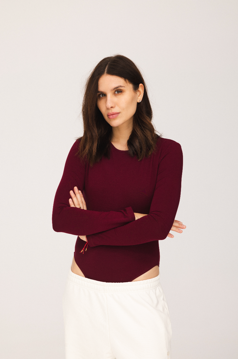 Body Longsleeve Maroon