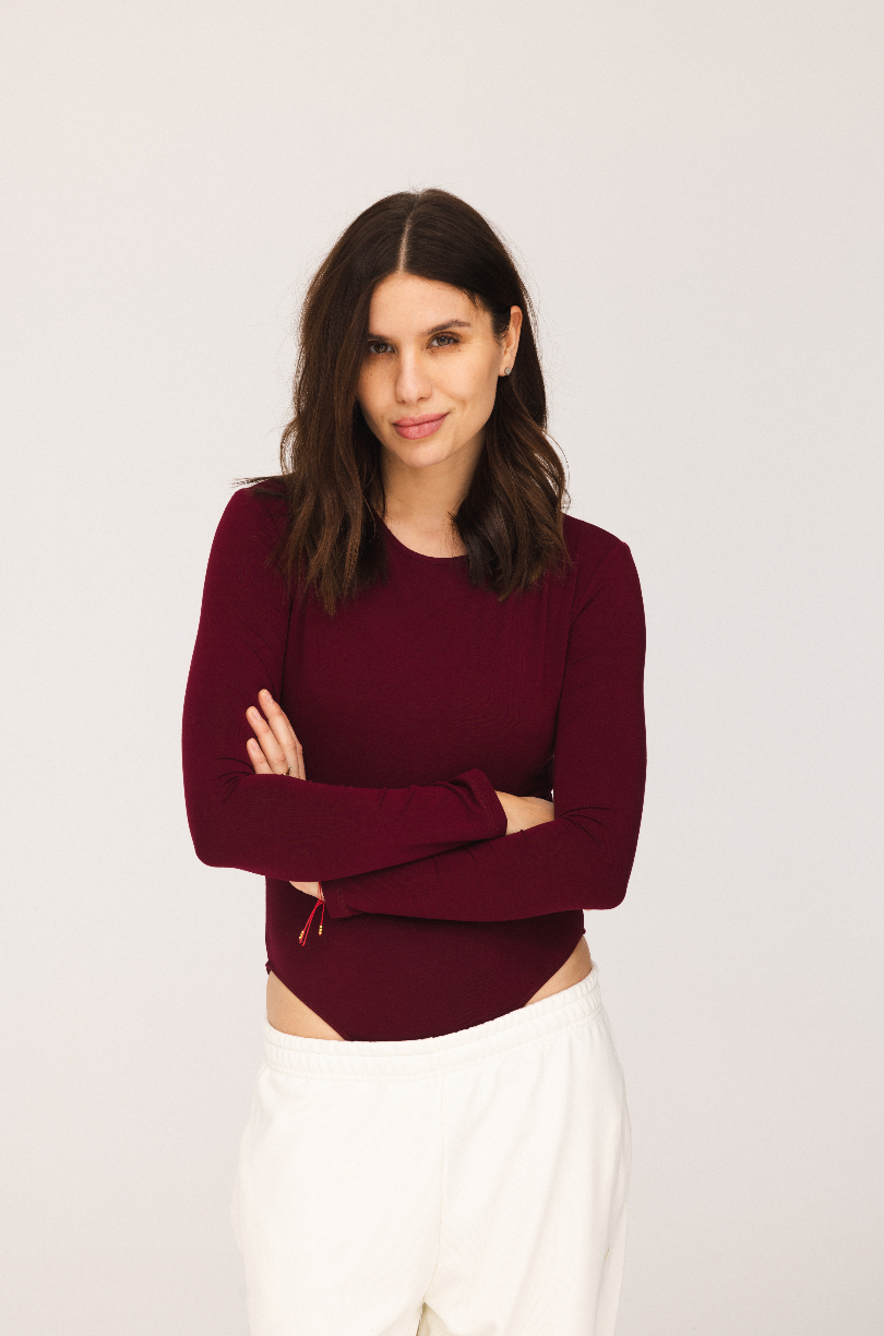 Body Longsleeve Maroon