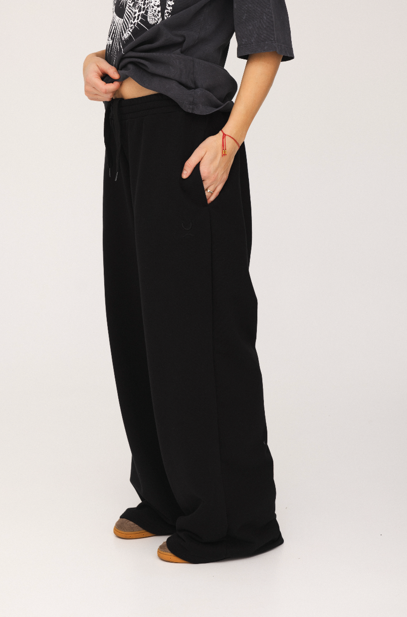 Dresy Wide Leg Black