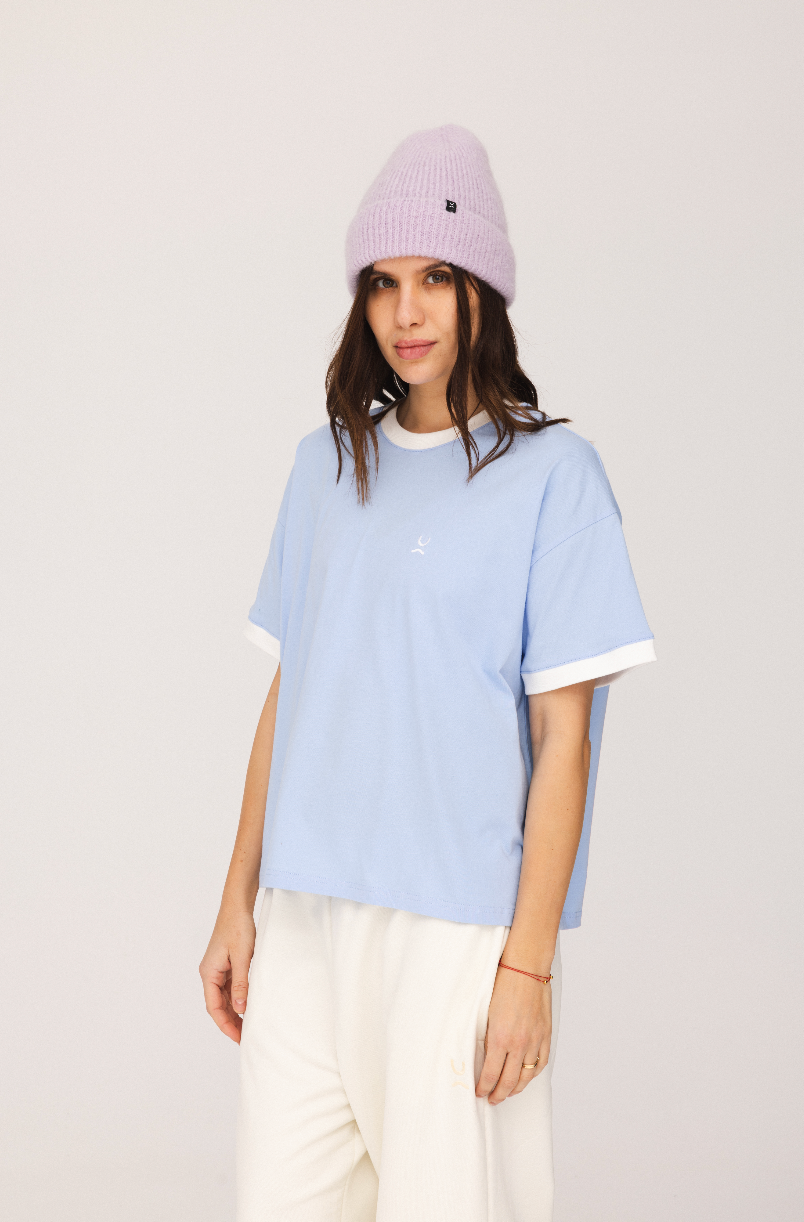 T-shirt Boxy Blue