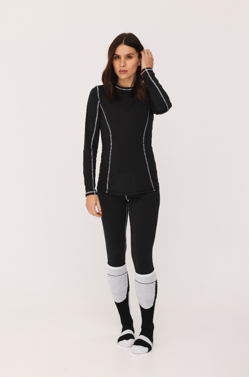 Leginsy Termo Black