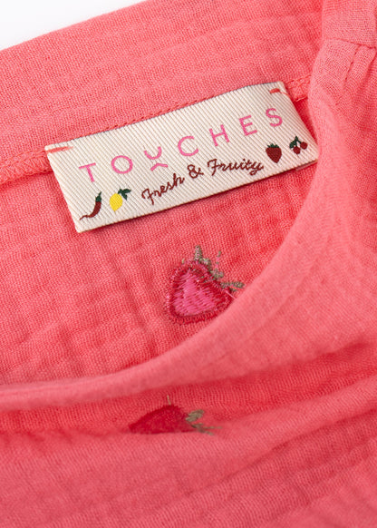 Top Wiązany Strawberry Pink
