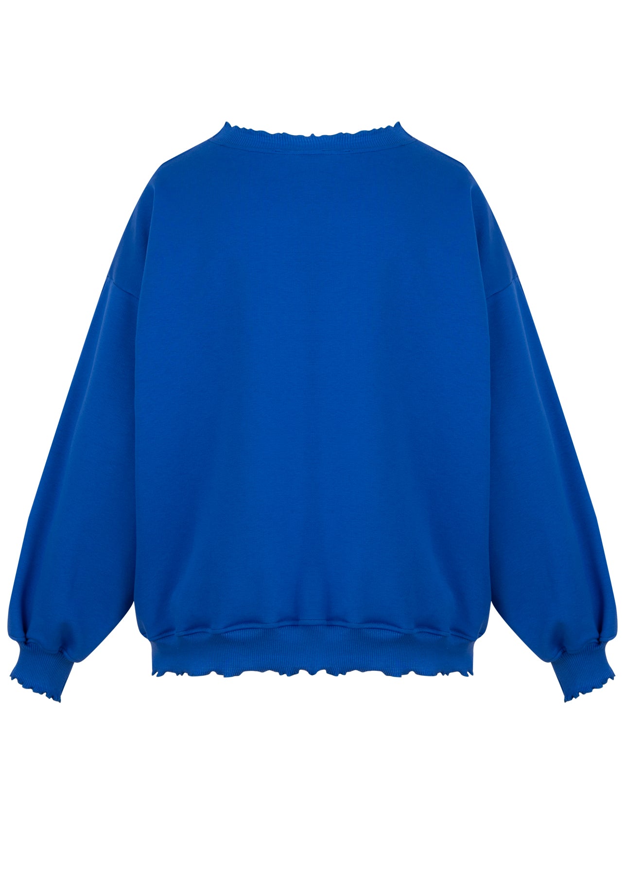 Crewneck Ribbed Kobalt