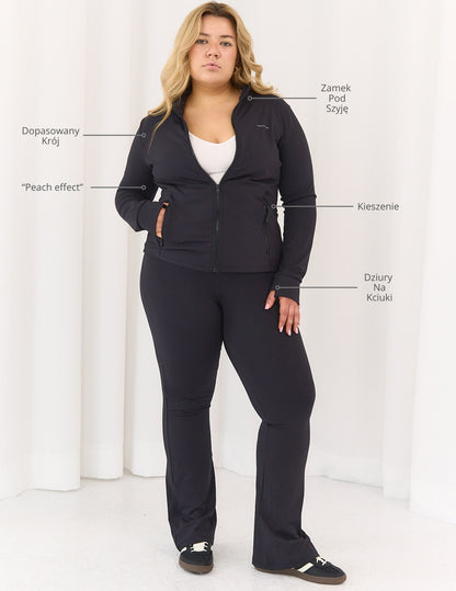 Bluza Gym Full-Zip Black