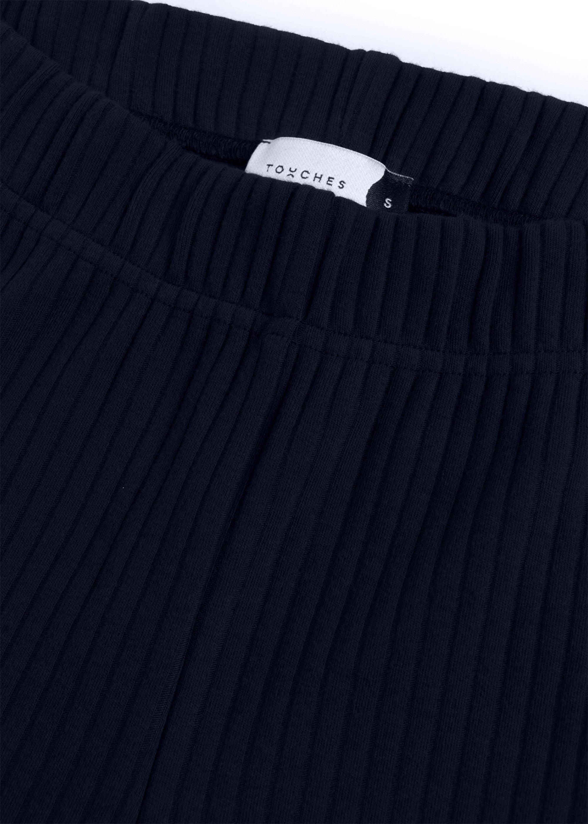 Flare Ribbed Midnight