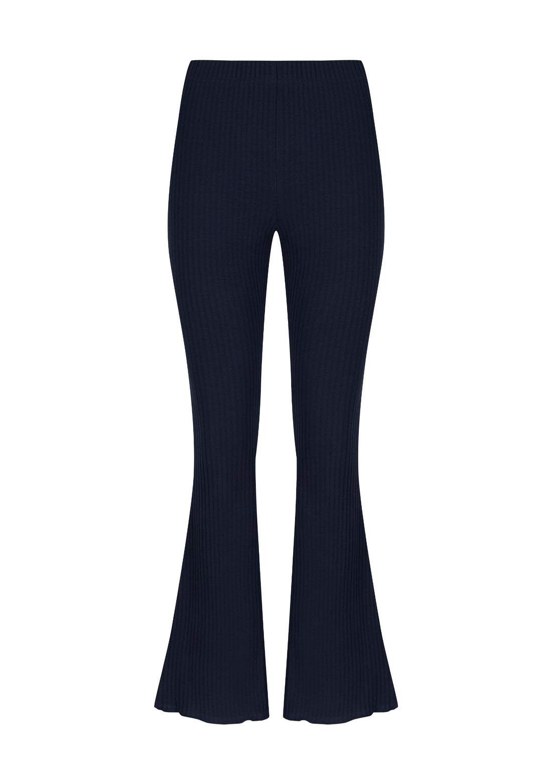 Flare Ribbed Midnight