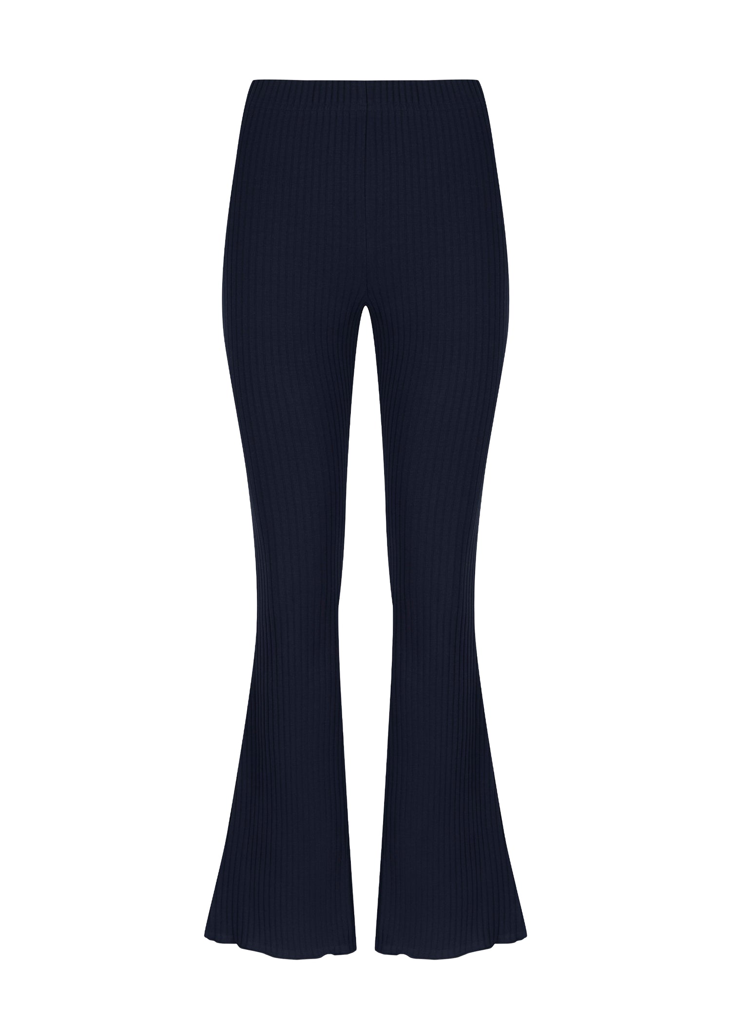 Flare Ribbed Midnight