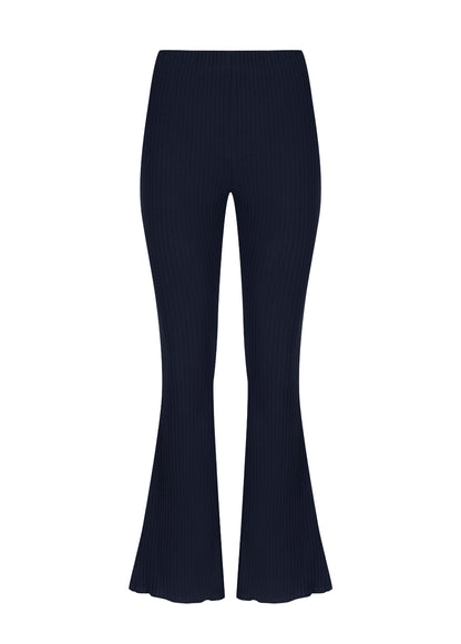 Flare Ribbed Midnight