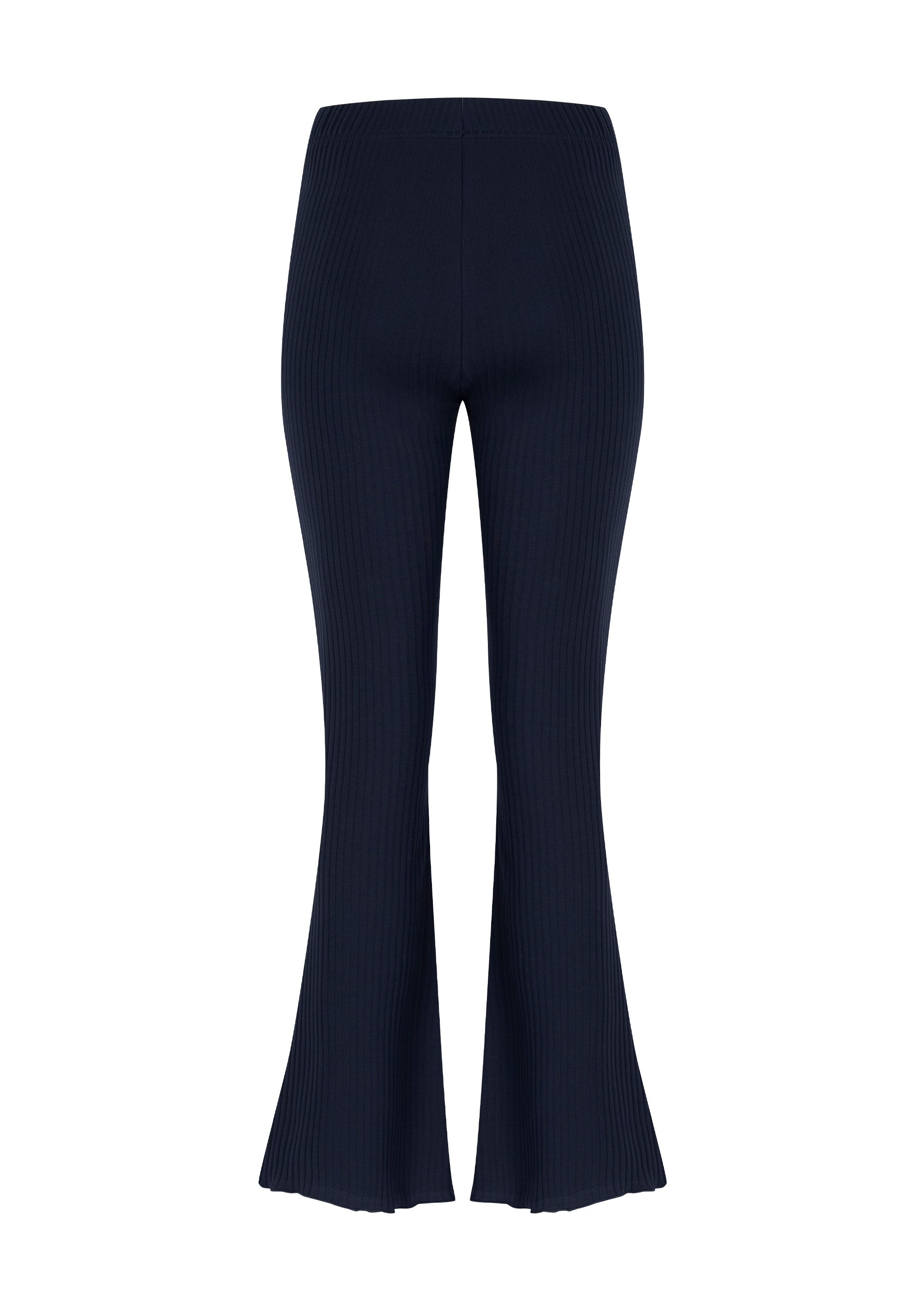 Flare Ribbed Midnight