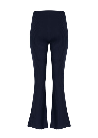 Flare Ribbed Midnight