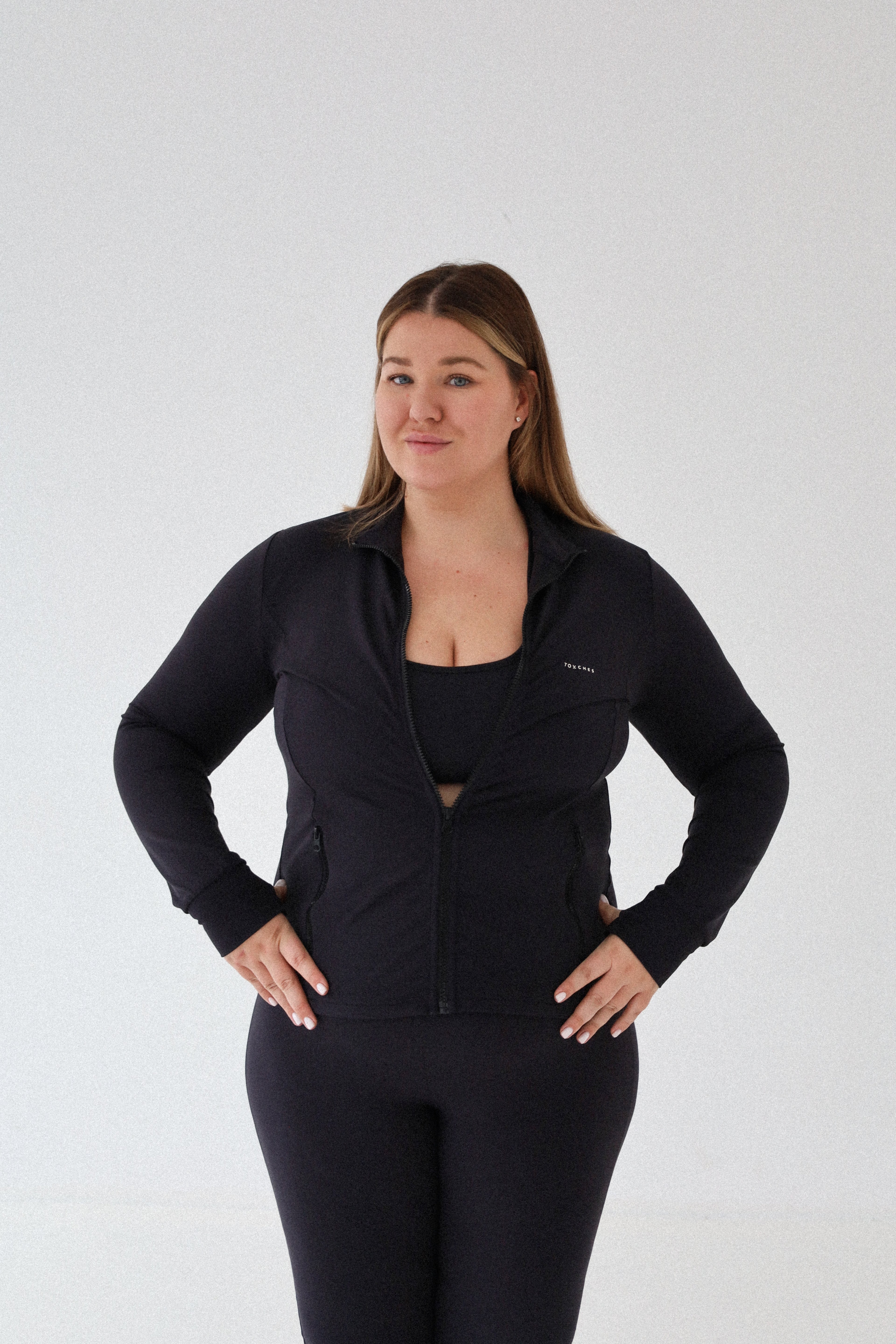 Bluza Gym Full-Zip Black