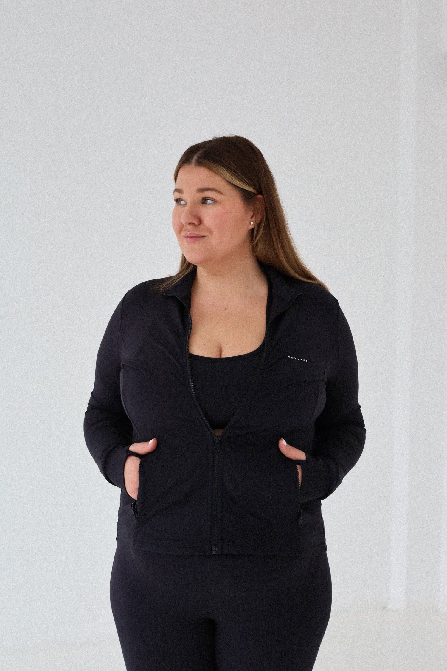 Bluza Gym Full-Zip Black