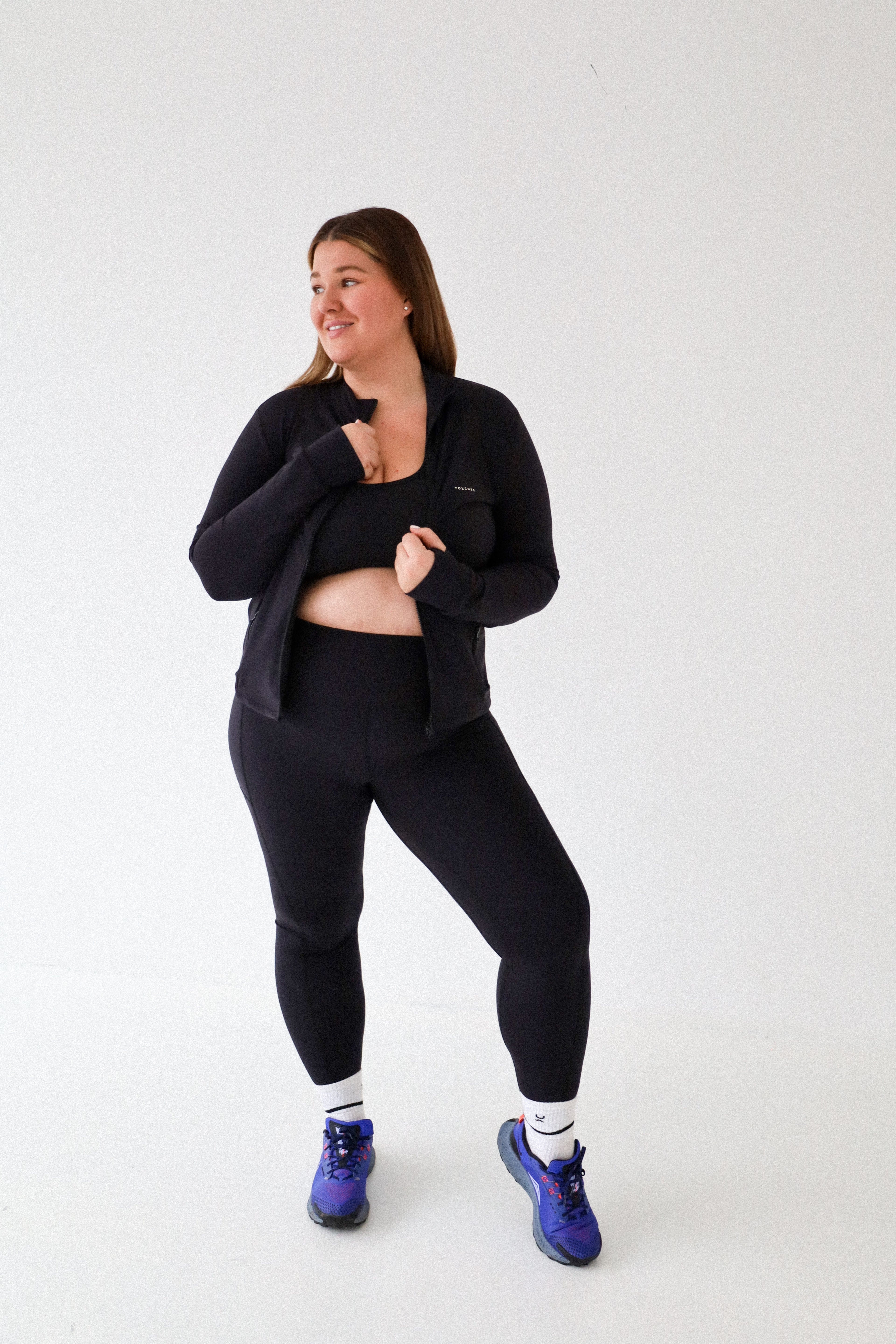 Bluza Gym Full-Zip Black