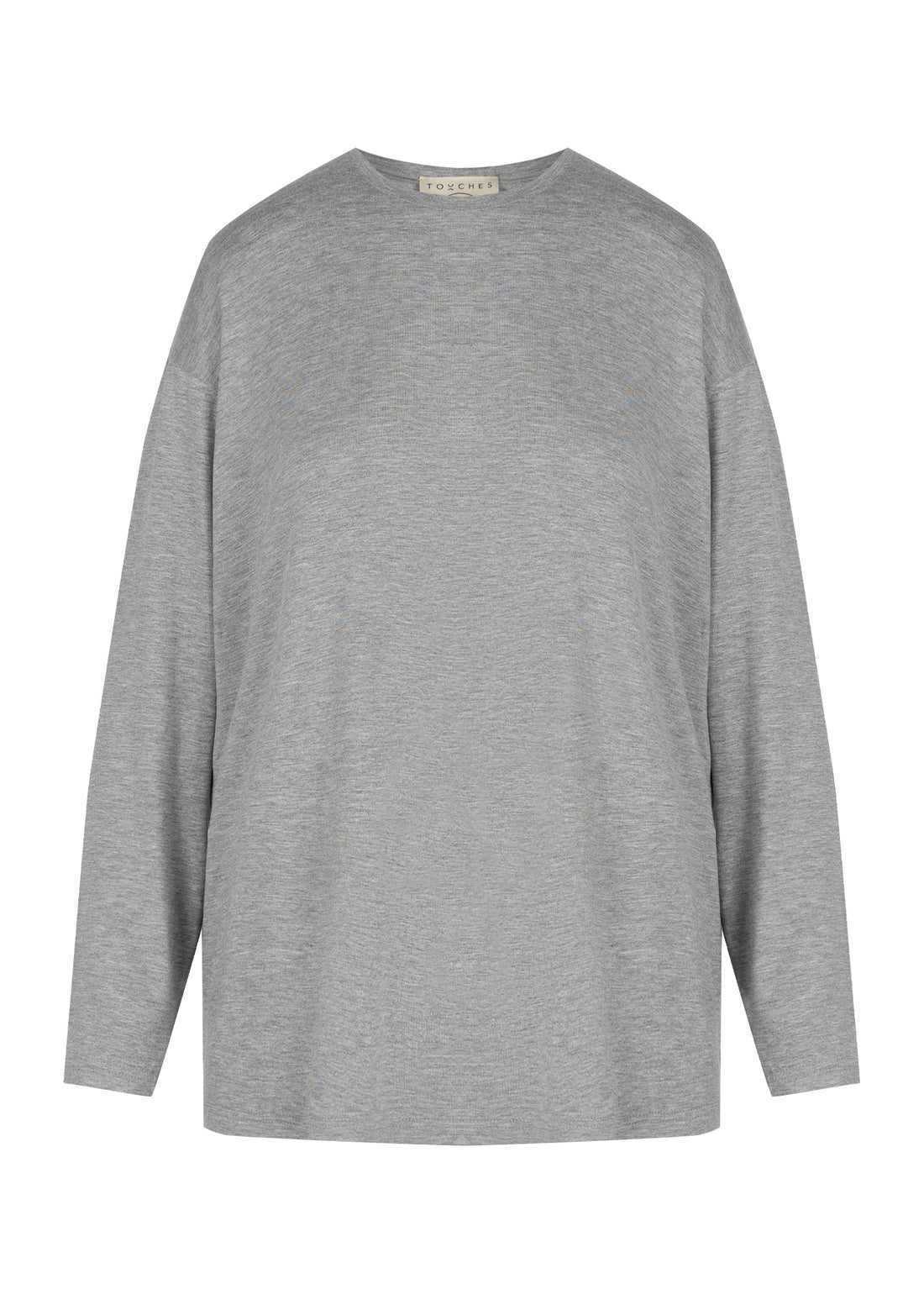 Longsleeve Melange Grey