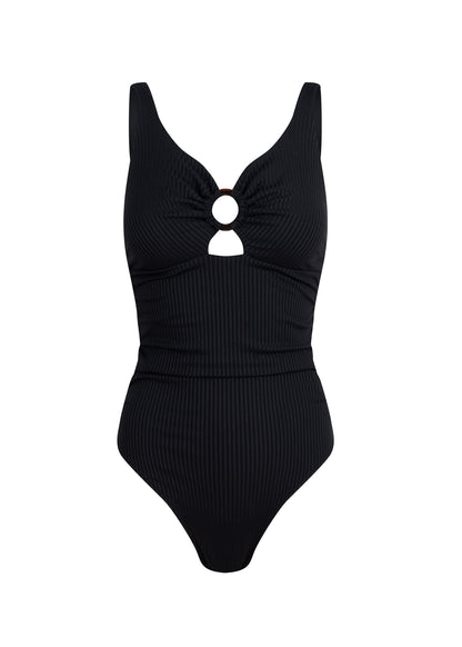 Kostium Mykonos Ribbed Black