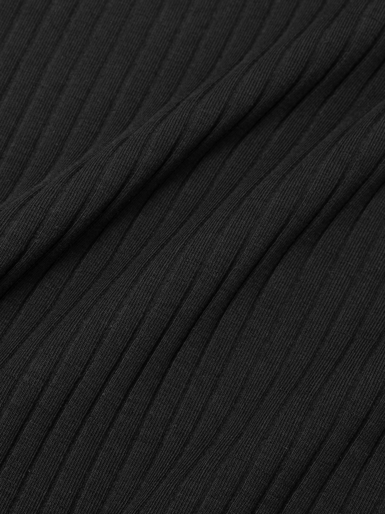 Longsleeve Ribbed Black