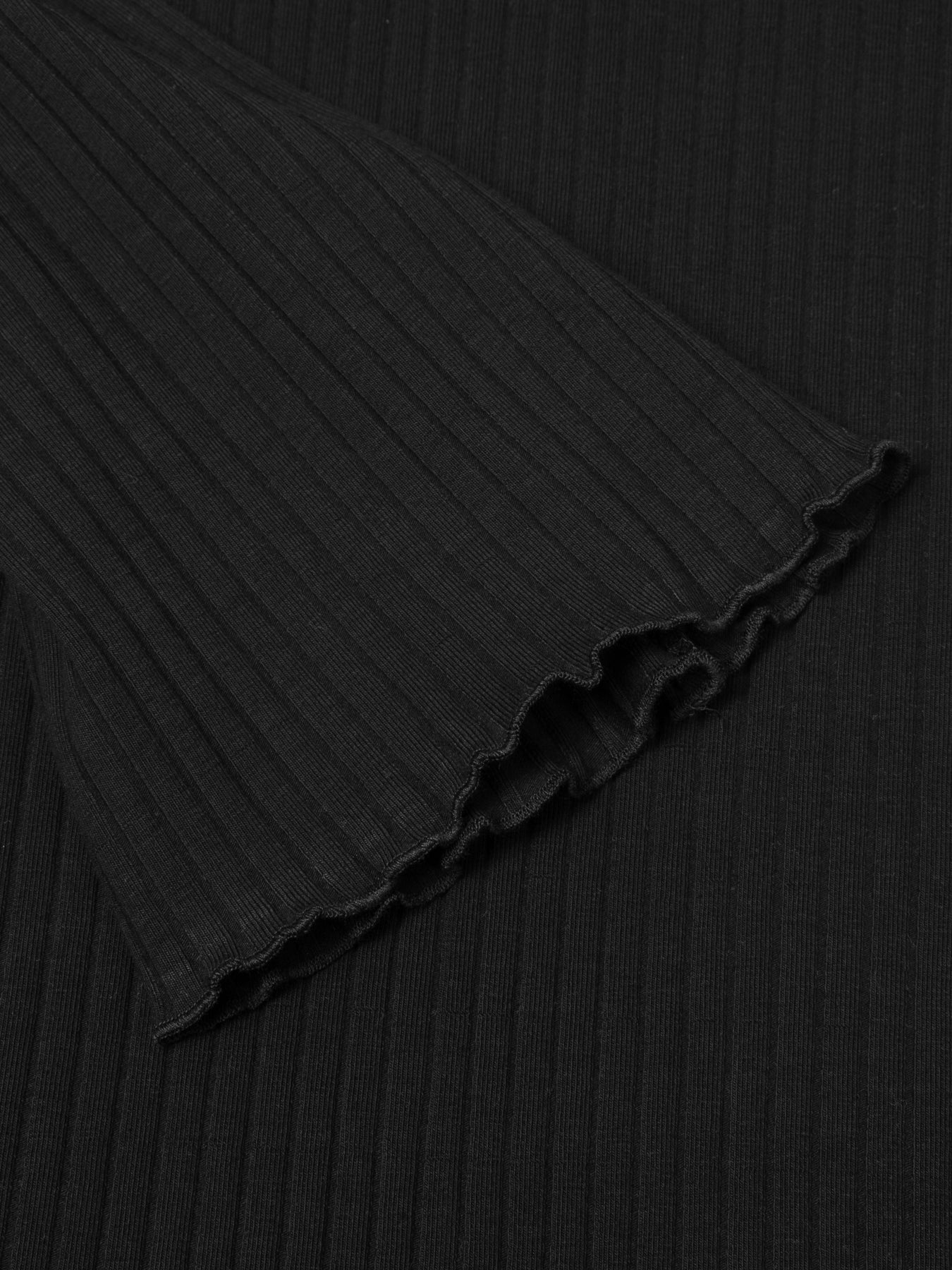 Longsleeve Ribbed Black