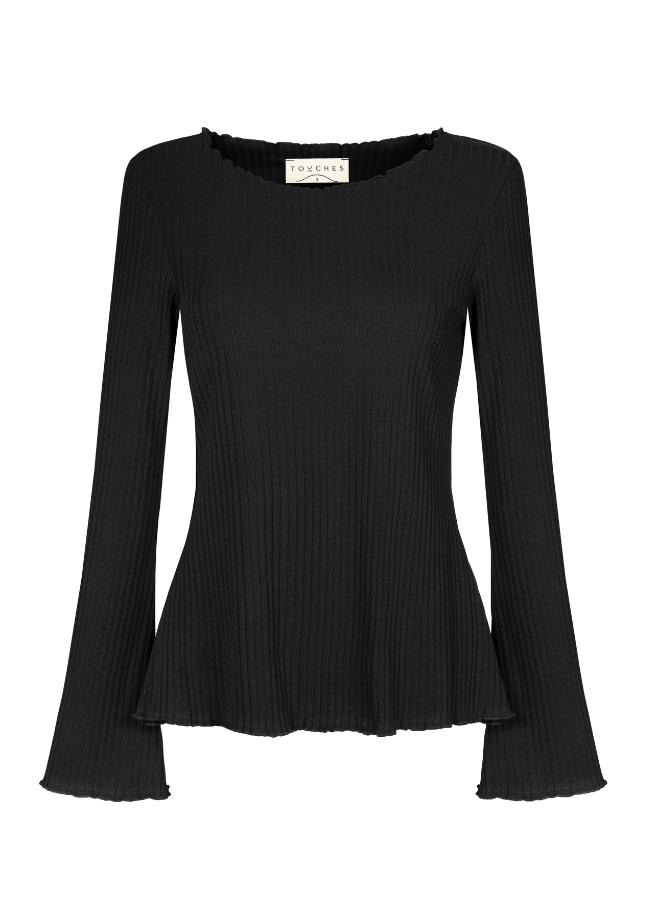 Longsleeve Ribbed Black