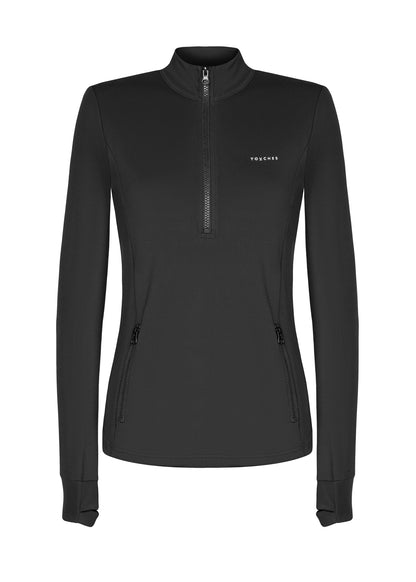 Bluza Gym Half-Zip Black