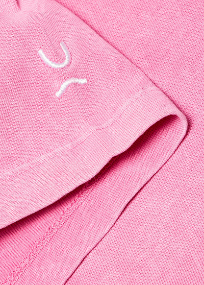 T-shirt Long Washed Pink
