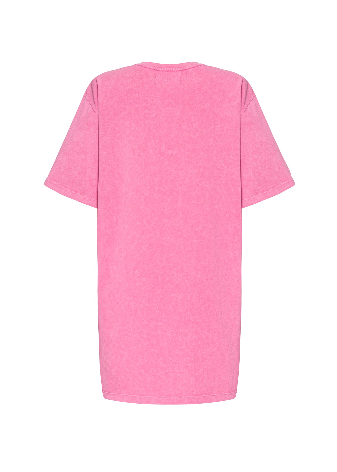 T-shirt Long Washed Pink